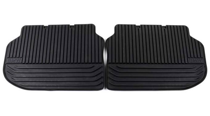 BMW Floor Mat Set - Rear (All-Weather) (Black) 51472153889